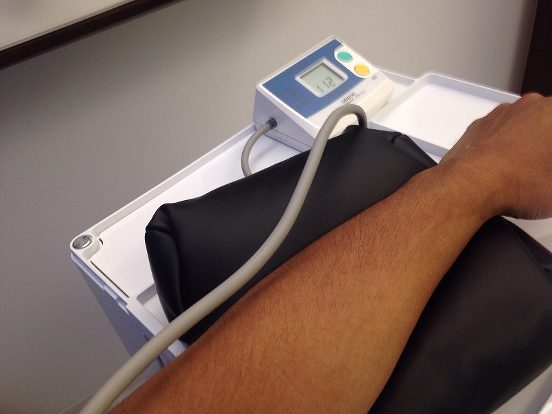 Dクリニック(旧ヘアメディカル)で血圧測定：AGA治療薬の影響があるかチェック